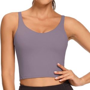 Sujetador deportivo sin costuras de alto soporte para mujer, diseño triangular acanalado, con tirantes en T de spandex/nailon, ajuste cómodo y flexible. - Product Image 4
