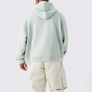 Sweat-shirt à capuche surdimensionné de haute qualité pour hommes en relief de haute qualité avec logo personnalisé Sweat-shirt à capuche pour garçons avec impression 3D - Product Image 5