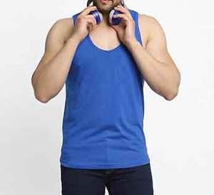 OEM Customเสื้อยืดแขนกุดสําหรับชายพิมพ์เสื้อยืดผ้าฝ้าย 100% Breathableเปล่าพลัสขนาดชายยิมเสื้อกล้าม - Product Image 6