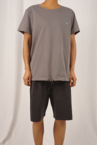 T-shirt marron uni le plus vendu pour les hommes Style décontracté 100% coton Dailywear T-shirt solide impression personnalisée respirant - Product Image 2