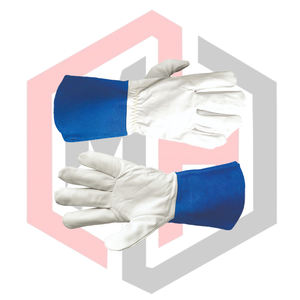 ถุงมือเชื่อมหนังวัวแท้ ทนทาน หนัก 11 ออนซ์ หนา ทนความร้อน ทนการฉีกขาด ป้องกันการบาด ป้องกันไฟ สำหรับดับเพลิง - Product Image 6