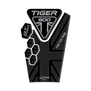 Adesivo Protettivo 3D Personalizzato per Serbatoio Moto Triumph Tiger 900 GT PRO - Decorazione ad Alta Definizione - Product Image 2