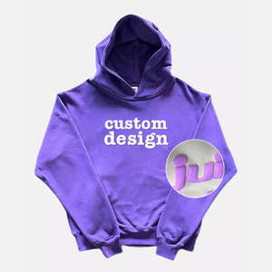 Sweat à capuche de luxe en coton polaire haut de gamme pour marques de mode - Product Image 1