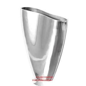 Florero de tulipán de Metal plateado para decoración del hogar, mesa decorativa para sala de estar, mesa de boda, centro de mesa, florero - Product Image 1