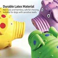 Jouets à mâcher pour chiens, jouet en latex couineur en forme de cochon pour chiots et grands chiens, jouets interactifs pour la dentition, ensemble de jouets pour chiens en gros