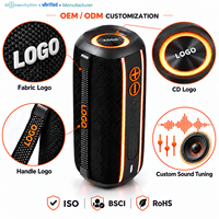 Nouveaux produits Alibaba : Enceinte portable LED RGB, enceinte DJ extérieure sans fil, super basses, enceinte OEM avec logo personnalisé