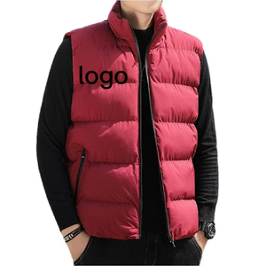 Logo personnalisé vestes sans manches hiver coupe-vent hommes gilet bouffant récolte bouffant gilet hommes respirant et bon isolant de la chaleur - Product Image 6