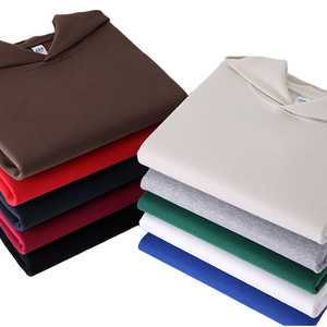 Sudaderas básicas en blanco sin estiramiento de punto para hombre, sudaderas con capucha con LOGOTIPO personalizado, Slim Fit, cálido, anti-pilling, capucha para hombre - Product Image 1