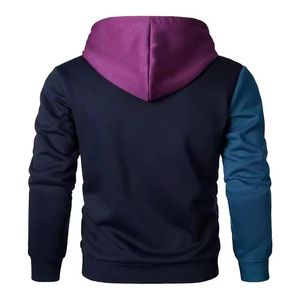 Pulls à capuche pour hommes en polaire épais de haute qualité, nouvelle collection automne-hiver 2025, avec logo personnalisé et teinture unie - Product Image 2