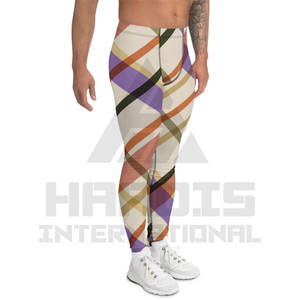 Diseño personalizado sublimación en blanco impreso etiqueta tejida hermoso diseño sublimación Leggings gimnasio Fitness - Product Image 5