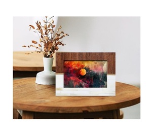Premium Quality MDF Boards Photo <b>Frame</b> With Bone & <b>Brass</b> Inlays Design tabletop Photo <b>Frame</b> Living Room Home Decor At Best Price - Product Image 2