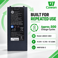 Batterie Li-ion médicale rechargeable intelligente U80321-3R01 14,54V 6,7Ah 97,42Wh pour systèmes d'échographie GE LOGIQ V1/V2