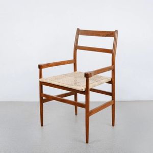 Juego de muebles para restaurante, 55x48x83, fabricado en madera y ratán, un diseño minimalista moderno, duradero y resistente. - Product Image 1