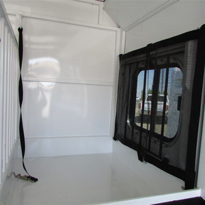 Affordable 4 Horse Slant Load <b>Trailers</b>| Livestock <b>Trailer</b>| Livestock Transport Semi <b>Trailer</b> for Cattle Sheep Pig Farm Use - Product Image 6
