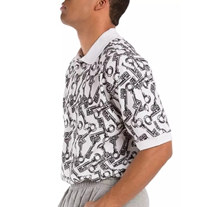 Camiseta Polo Personalizada 100% Algodón al por Mayor para Hombre, Camiseta Polo de Manga Corta con Estampado AOP, Camiseta Polo de Corte Regular para Hombre - Product Image 4