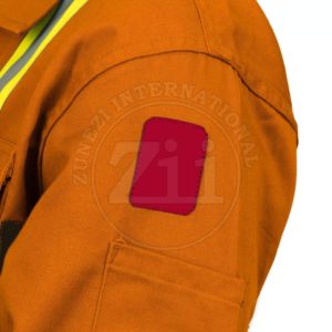 Traje de Protección ANSI 1 de Manga Larga, Material FR, Ropa de Trabajo de Seguridad, Alta Protección, Tiras Reflectantes, Traje de Trabajo Resistente, LED Marino - Product Image 5