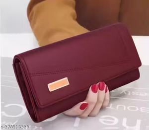 Venta al por mayor de carteras de las mujeres Pu monedero señoras titular de la tarjeta efectivo sobre bolsillo bolsos Cartera de alta calidad mejor diseño estándar - Product Image 2