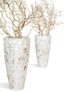 Pots d'incrustation de nacre de qualité supérieure pour plantes pour décoration de restaurant et d'hôtel vadrouille grands Pots de fleurs fabriqués au Vietnam - Product Image 3