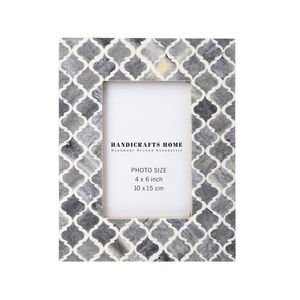 กรอบฮอร์นนักออกแบบสำหรับคอลเลกชันภาพถ่ายส่วนตัวที่มีกลิ่นอายแบบชนบทและตัวละครที่ทำด้วยมือของตกแต่งที่หรูหรา - Product Image 2