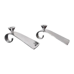 Porte-bougie en aluminium fait main au design moderne et sophistiqué, écologique, pour Noël, Pâques, décoration minimaliste pour la maison, le bureau et les événements - Product Image 1