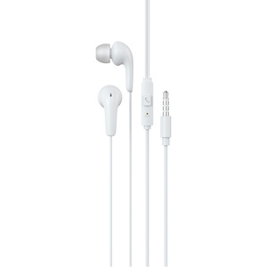 แจ็ครูหูพร้อมไมโครโฟน MEP-01อินเตอร์เฟซสีขาว3.5มม - Product Image 1