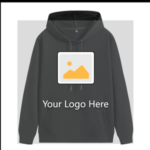 Sudadera con estampado liso de Terry francés de algodón de alta calidad, Top corto con logotipo personalizado, sudaderas con capucha para mujer - Product Image 6