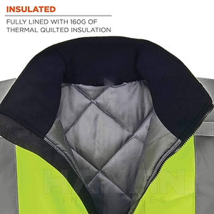 Sweat à capuche de sécurité réfléchissant pour hommes du Pakistan logo personnalisable vêtements de sécurité au travail à prix compétitif vente de gros OEM - Product Image 3