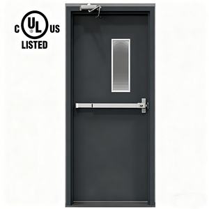 Ticari yanmaz çıkış kapısı yanmaz kapı çelik galvanizli UL galvanizli çelik yanmaz kapı - Product Image 1