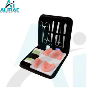 Kit de Práctica de Sutura Dental ALMAC OEM, Modelo de Encías de Silicona, Instrumentos de Acero Inoxidable, Entrenamiento Quirúrgico Manual para Estudiantes, CE - Product Image 1