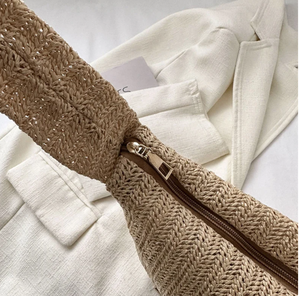 Handmade Essentials Trendy Eco-friendly <b>Straw</b> <b>Bag</b> Summer <b>Bag</b> Customized Ladies Shoulder <b>Straw</b> Hand <b>Bags</b> Wholesale Products - Product Image 2