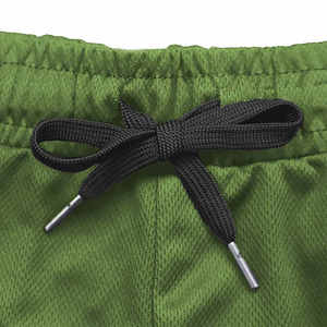 Short de basket-ball athlétique léger pour hommes maille respirante tissu à séchage rapide ceinture élastique entraînement short de sport athlétique - Product Image 3