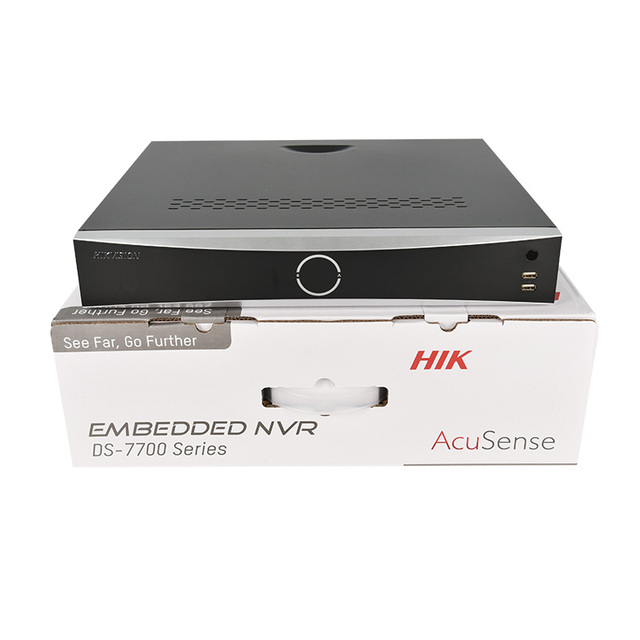 Hik Vision DS-7732NXI-K4 32CH 1.5U 16 PoE AcuSeek VPro NVR AcuSense Perimeter Protection Network Video Recorder