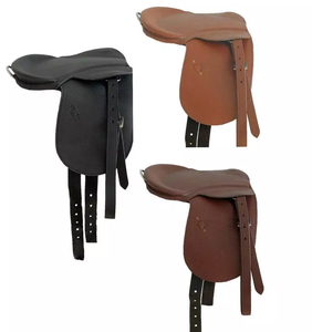 Selles professionnelles occidentales anglaises disponibles dans toutes les couleurs Selle de cheval en cuir Accessoires équestres personnalisables - Product Image 3