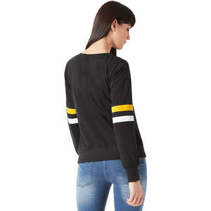 Custom Design All Over Printing Cotton <b>Fleece</b> Fabric Pullover Solid Color Sweat <b>Shirt</b> Custom Logo Women Sweat <b>Shirt</b> - Product Image 2