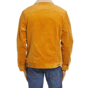 แจ็กเก็ตผ้ายีนส์เข้ารูปสำหรับผู้ชายผ้าฝ้ายทนทานเหมาะสำหรับสวมใส่ในชีวิตประจำวันการผจญภัยกลางแจ้งในฤดูหนาว - Product Image 3