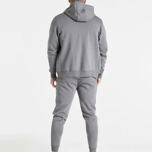 Sudadera con capucha de algodón unisex, conjunto de chándal personalizado con logotipo para hombre, pantalones de correr de lana de talla XL para invierno - Product Image 3