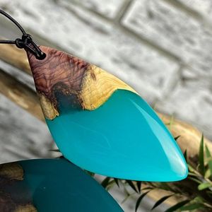 Galaxy <b>Epoxy</b> <b>Resin</b> and Wood Jewelry , Wood and <b>Resin</b> Jewelry and Necklace Anniversary Gift - Product Image 3