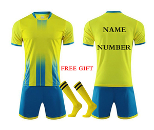 Nuevo conjunto de camisetas de fútbol para hombres, uniformes para mujeres, conjunto de sublimación, camisetas para niños, pantalones cortos, camisetas de fútbol, uniforme deportivo, traje de entrenamiento - Product Image 1