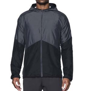 Chaqueta Softshell Impermeable Personalizada al por Mayor para Hombre, Informal, Lisa, Cortavientos, Económica, Negra y Roja, con Bolsillos OEM, Spandex - Product Image 1