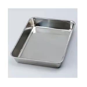 Bandeja de servicio de comida galvanizada resistente de grado comercial, diseño ecológico hecho a mano para hoteles, banquetes, comedor al aire libre - Product Image 1