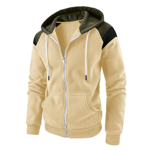 Sudadera con capucha de bloque de color para hombre de moda informal Ropa informal cómoda de ajuste holgado deportivo Hecho en Pakistán - Product Image 4