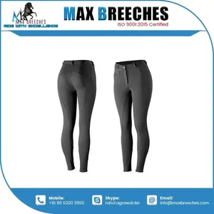 Pantalones de montar de nailon para mujer de diseño personalizado, nuevos y cómodos pantalones de caballo de estilo con estampado de silicona - Product Image 4