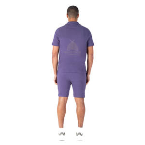 Ropa deportiva de verano personalizada para hombre, conjunto de 2 piezas de camiseta Polo y pantalones cortos Tech Fit, estilo informal para correr y deportes, estampado personalizado - Product Image 2