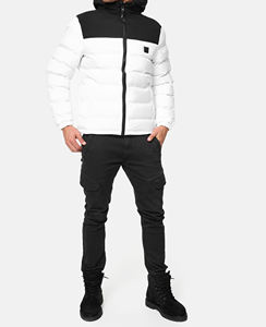 เสื้อแจ็คเก็ตกันลมผ้าแคนวาสสั่งทำขายส่งสำหรับผู้ชาย คอจีน มีฮู้ด เหมาะสำหรับฤดูหนาว สไตล์สตรีทแวร์ - Product Image 4