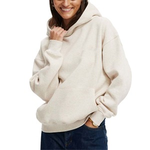 Venta al por mayor de las mujeres Casual Pull-Over sudaderas con capucha de ajuste personalizado tallas Streetwear estilo con logotipo frontal para el invierno - Product Image 1