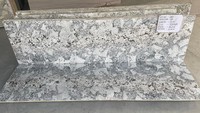 Dalles de granit indien Azul White de qualité supérieure, pierre polie, revêtement de sol pour hôtels, comptoirs de cuisine, escaliers, revêtement mural, pierres décoratives