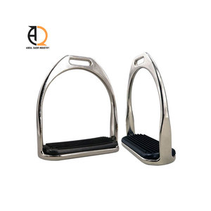 Estribos de Acero Inoxidable Estilo Ecuestre, Accesorios para Montar a Caballo - Product Image 1