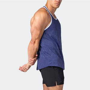 Débardeur de sport pour homme, dos nageur, athlétique, pour la salle de sport, vêtements de sport, sans manches, respirant, séchage rapide, entraînement - Product Image 3
