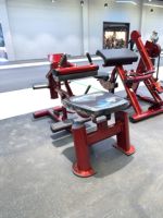 Machine commerciale de soulevé de mollets assis, réglable, avec genouillères, charge par plaques, barres de poids inclinées, tube ovale en acier, plaque de repose-pieds texturée, pour salle de sport
