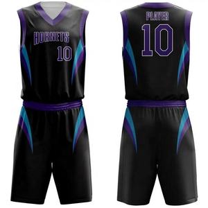 Exportateur de maillots de basket-ball, uniformes d'équipe personnalisés, vêtements de sport respirants de haute qualité, kits de vêtements de sport d'usine - Product Image 1